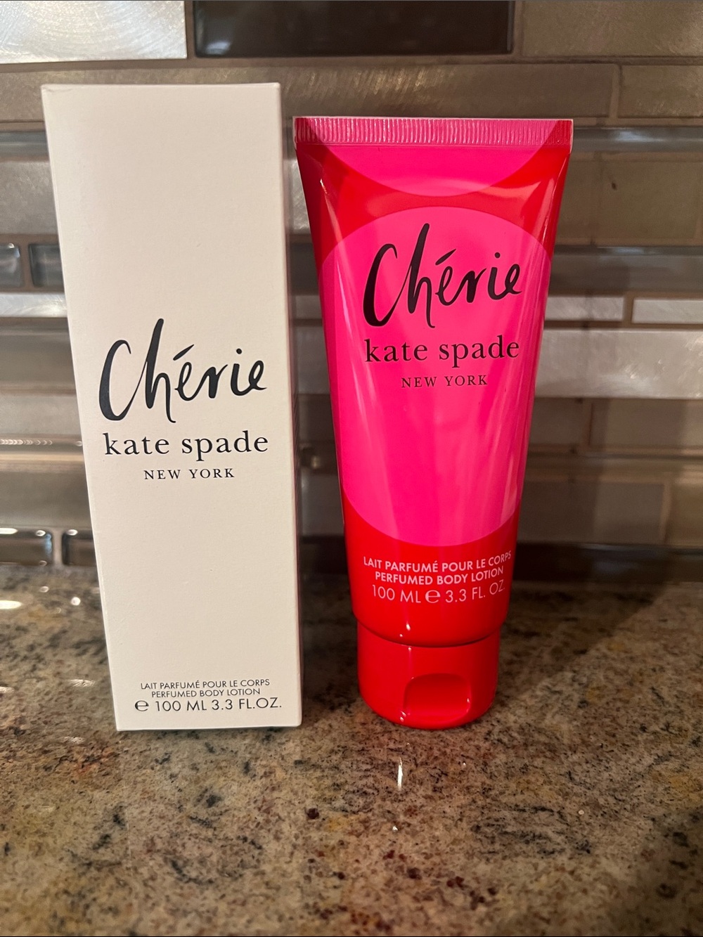 kate spade Chérie Perfumed Body Lotion 3.3 fl oz NIB